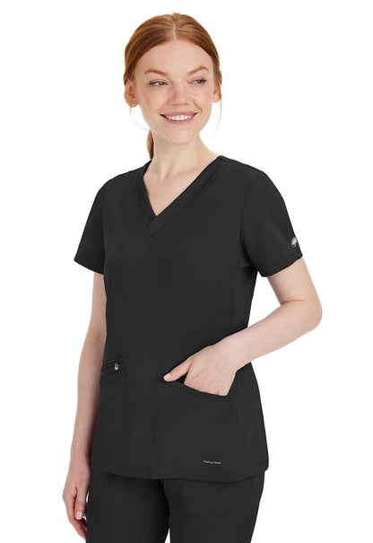 Healing Hands Works Scrubs Mariah V Neck Top 2530 - Scrubs Select