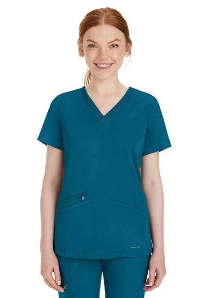 Healing Hands Works Scrubs Mariah V Neck Top 2530 - Scrubs Select