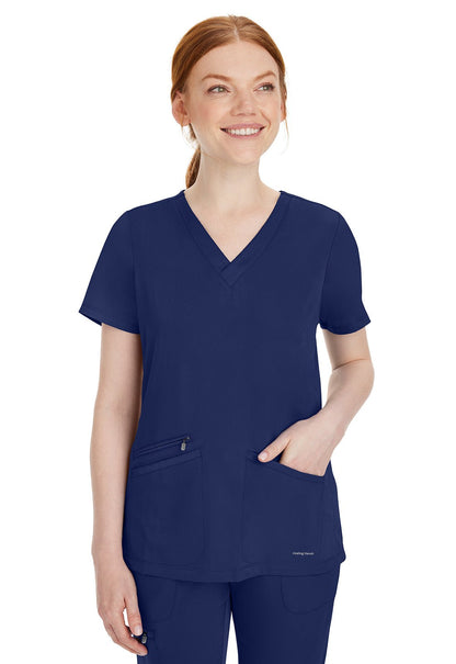 Healing Hands Works Scrubs Mariah V Neck Top 2530 - Scrubs Select