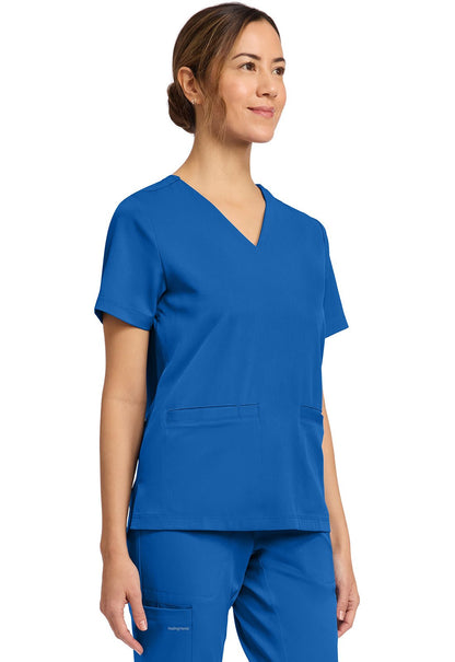 Healing Hands Works Scrubs Molly V Neck Top HH653 - Scrubs Select