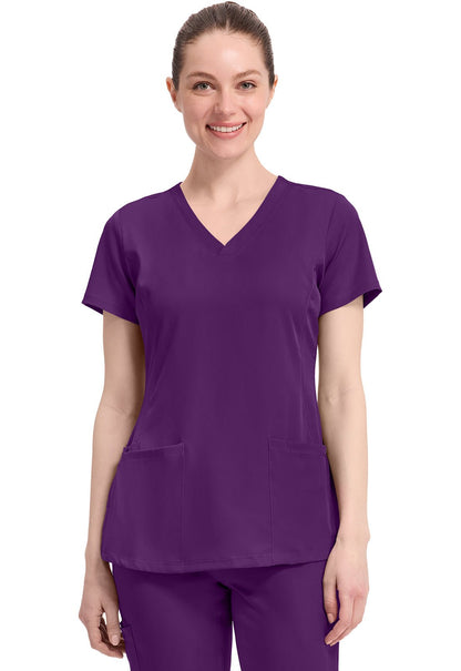 Healing Hands Works Scrubs Monica V Neck Top 2500 - Scrubs Select
