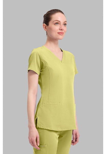 Healing Hands Works Scrubs Monica V Neck Top 2500 - Scrubs Select