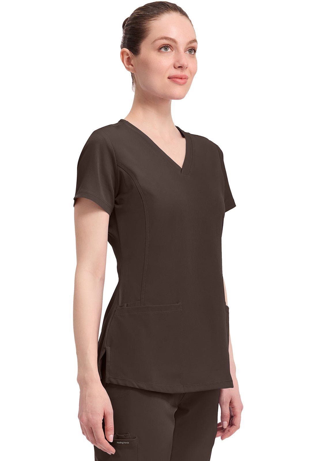 Healing Hands Works Scrubs Monica V Neck Top 2500 - Scrubs Select