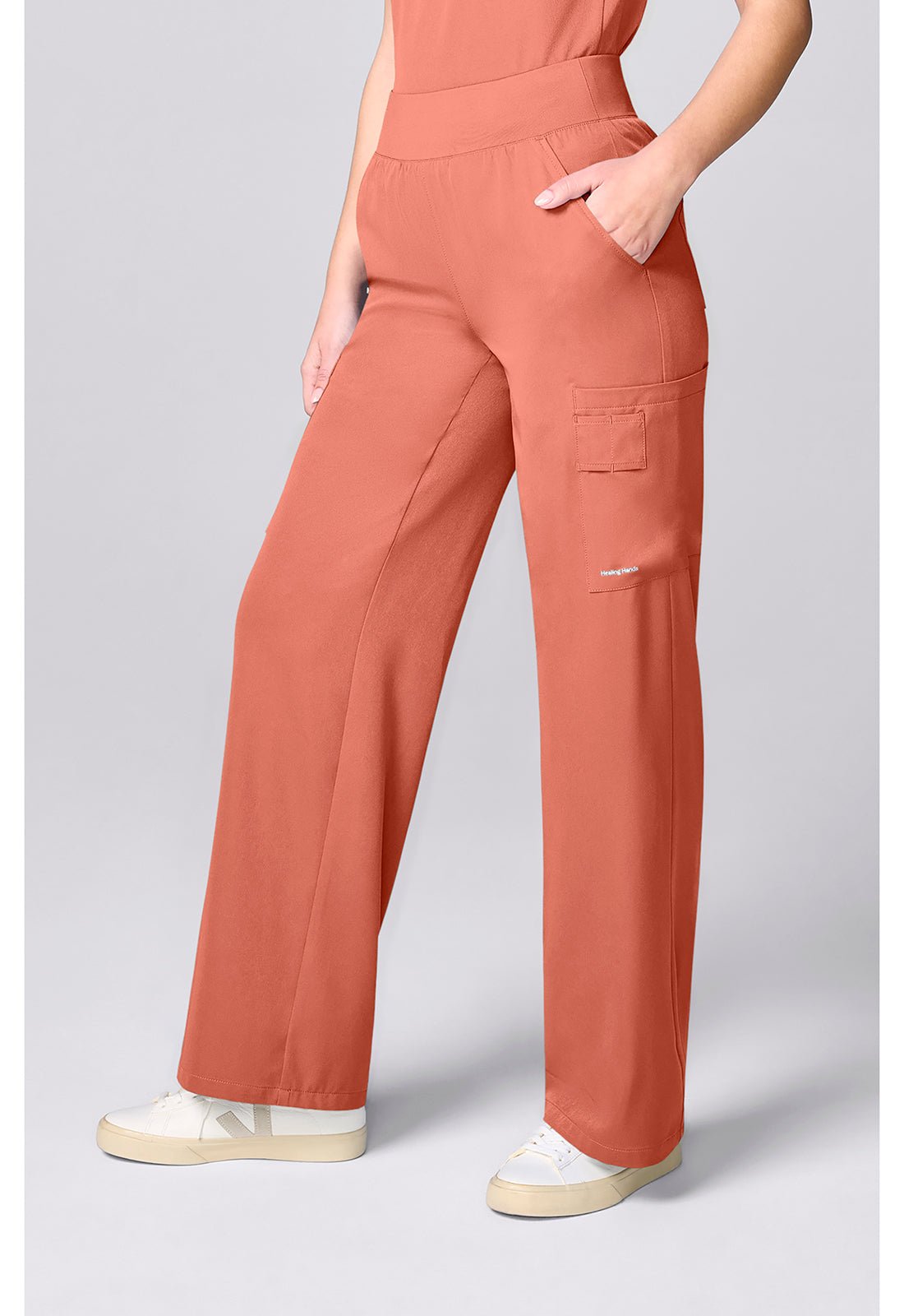 Healing Hands Works Scrubs Ruth Wide Leg Pant HH00045 - Scrubs Select