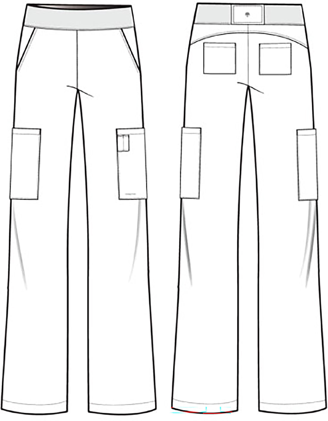 Healing Hands Works Scrubs Ruth Wide Leg Pant HH00045 - Scrubs Select
