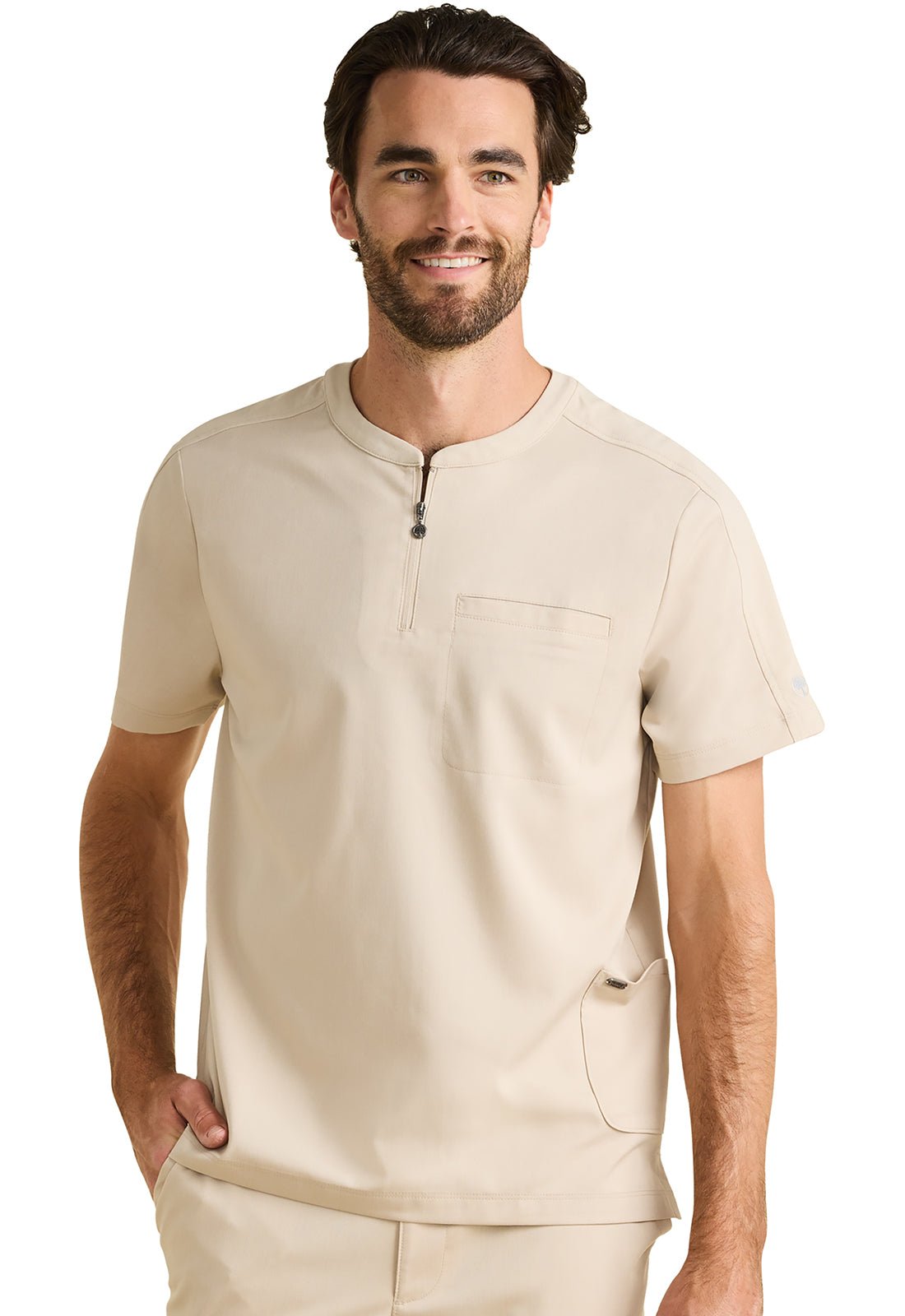 Healing Hands X DR KWANE Scrubs Victor Quarter Zip Top HH605A - Scrubs Select