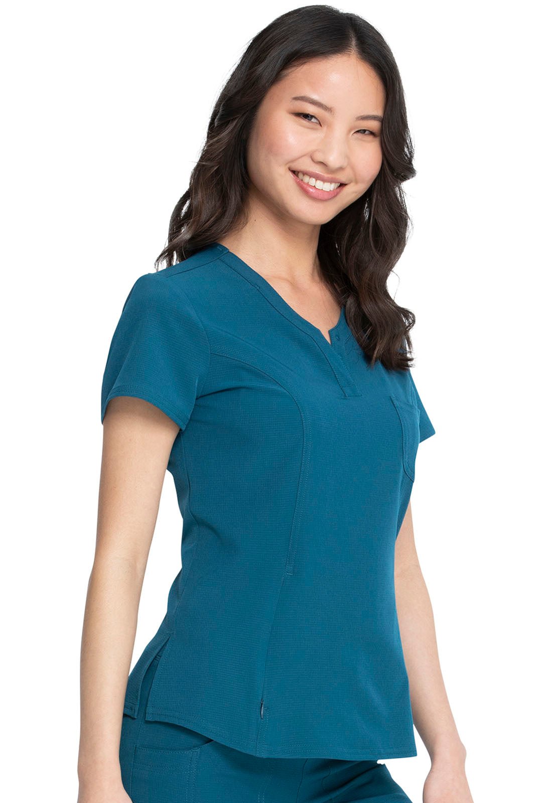 HeartSoul Scrubs Tuckable V Neck Top HS710 - Scrubs Select