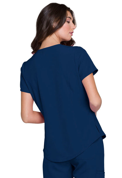 HeartSoul Scrubs Tuckable V Neck Top HS710 - Scrubs Select