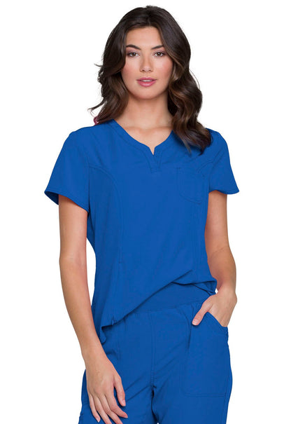 HeartSoul Scrubs Tuckable V Neck Top HS710 - Scrubs Select