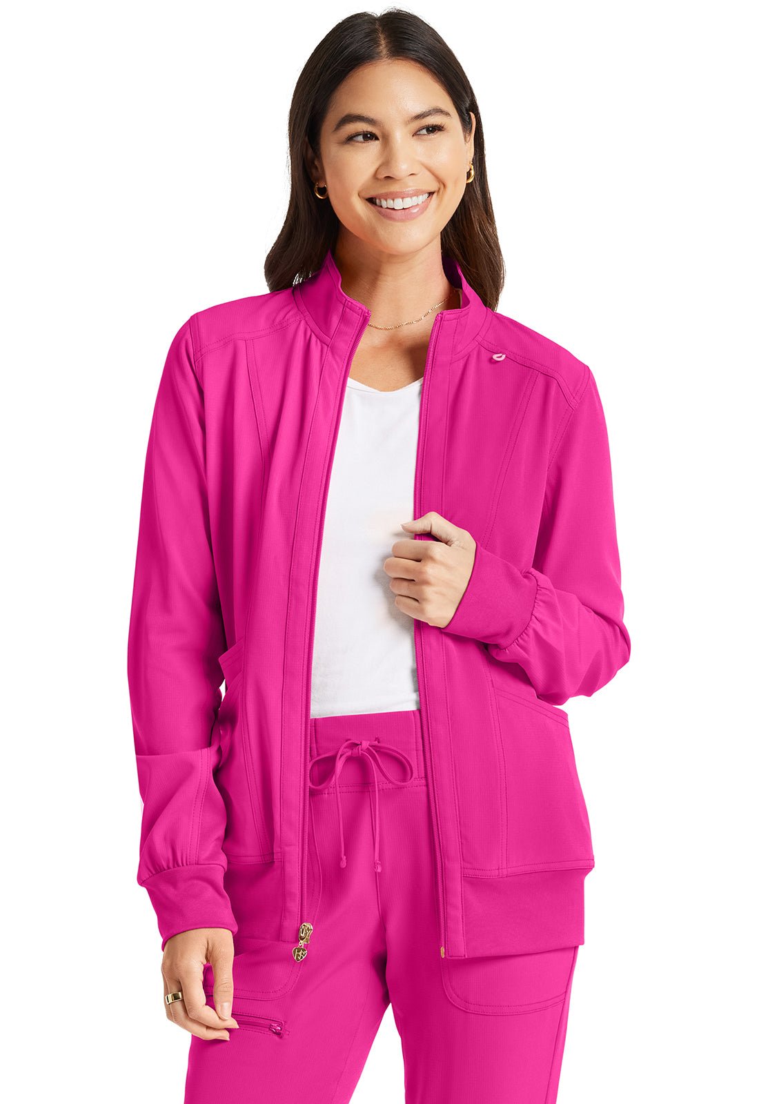 HeartSoul Scrubs Zip Front Jacket HS347 - Scrubs Select