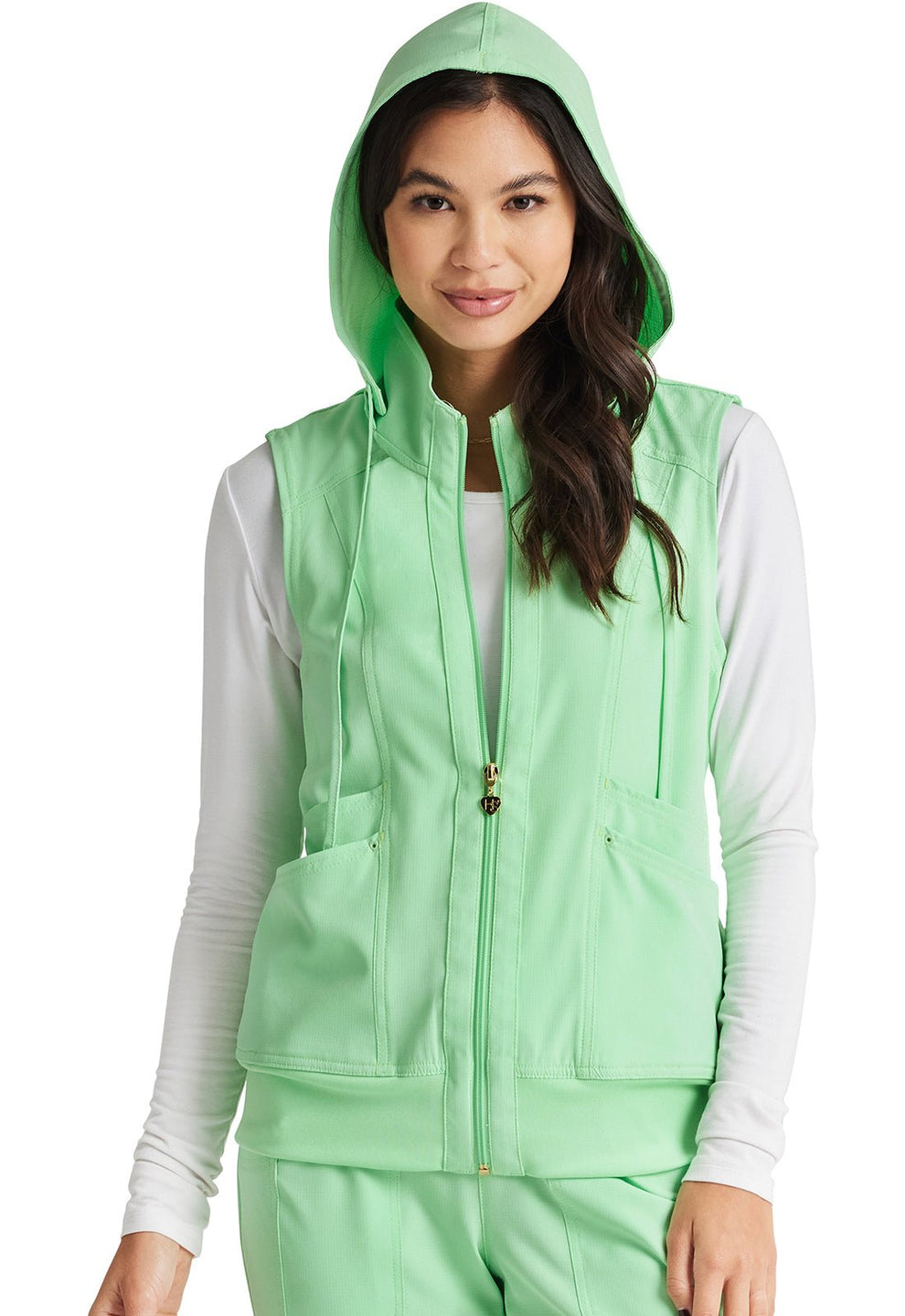 Heartsoul Zip Front Scrub Vest HS500 | Medical Uniform | Nurse Scrub ...