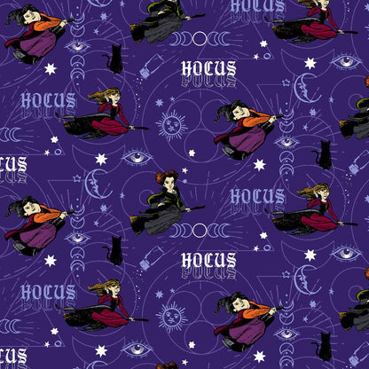 Hocus Pocus Tooniforms Licensed Disney V Neck Scrub Top TF737 HDOO - Scrubs Select
