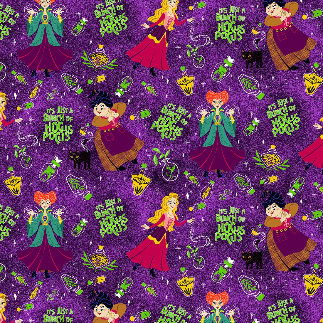 Hocus Pocus Tooniforms Licensed Disney V Neck Scrub Top TF794 HDBH - Scrubs Select