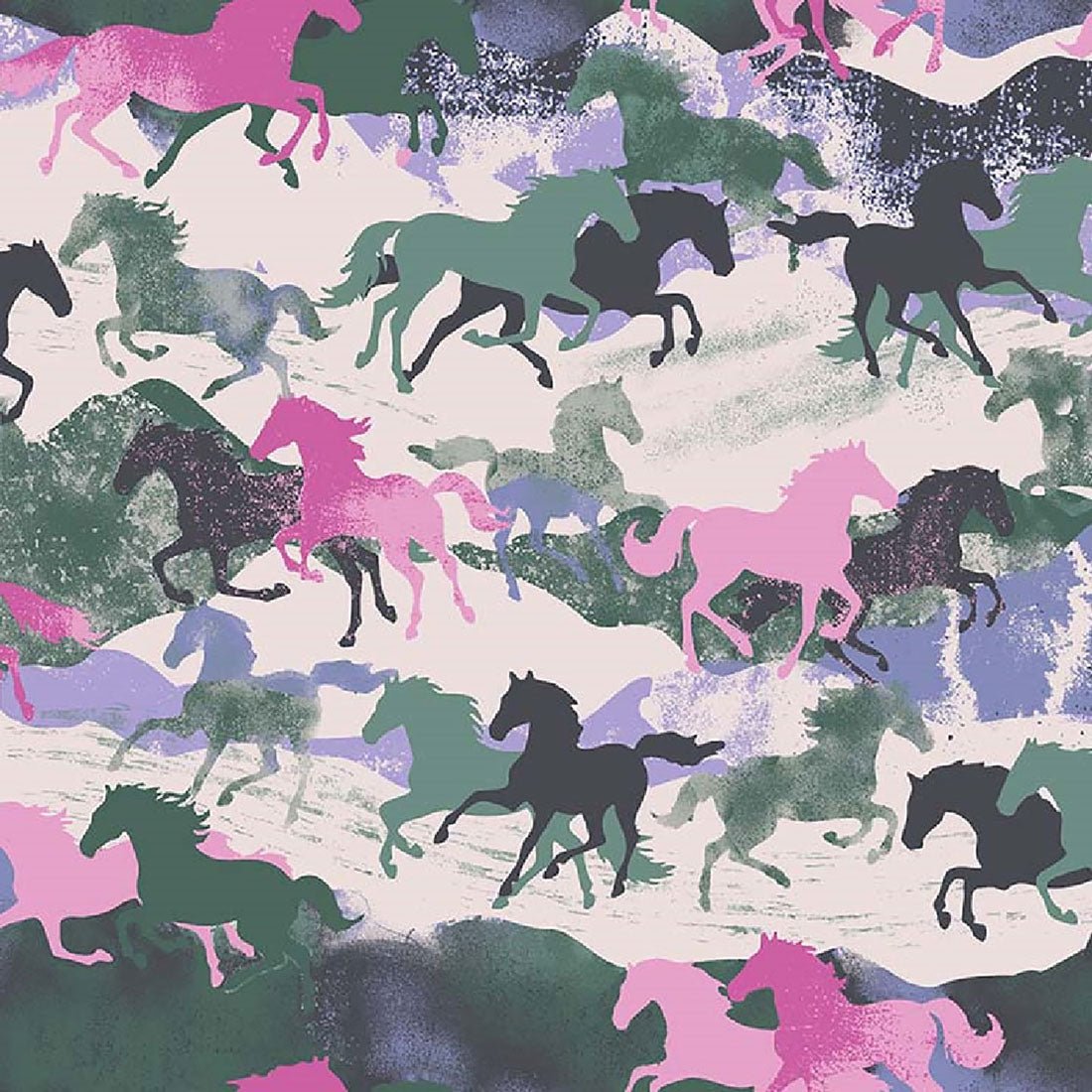 Horse Play Cherokee Print V - Neck Scrub Top CK856 HSPY - Scrubs Select