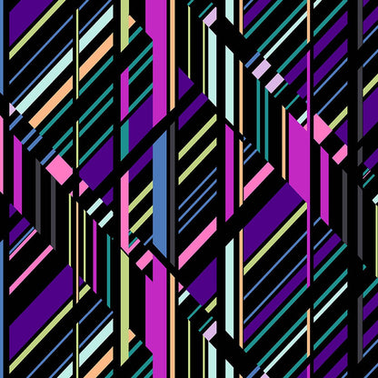 Just My Stripe Med Couture Print V Neck Scrub Top MC8564 JMST - Scrubs Select