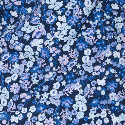 Lilac Floral Med Couture Print V Neck Scrub Top MC8564 LIFL - Scrubs Select