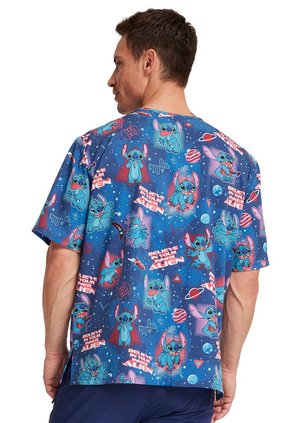 Lilo and Stitch Cherokee Tooniforms Disney Unisex V Neck Scrub Top TF701 LHLN - Scrubs Select