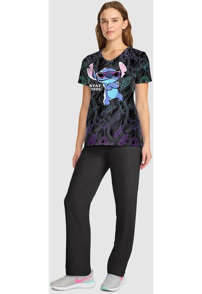Lilo and Stitch Cherokee Tooniforms Disney V Neck Scrub Top TF626 LHAY - Scrubs Select