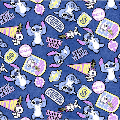 Lilo & Stitch Tooniforms Licensed Disney V Neck Scrub Top TF796 LHKM - Scrubs Select