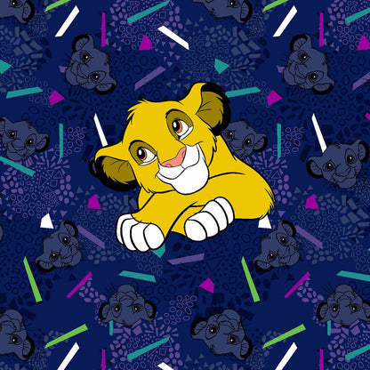 Lion King Tooniforms Licensed Disney V Neck Scrub Top TF737 LKHF - Scrubs Select