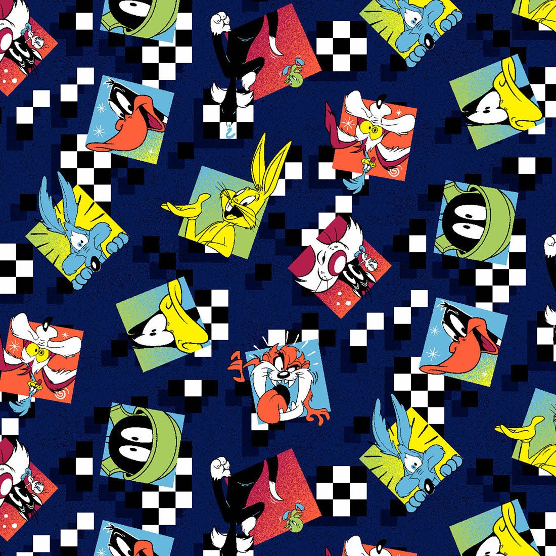 Looney Tunes Cherokee Tooniforms Warner Bros Men's V Neck Scrub Top TF788 LTCY - Scrubs Select