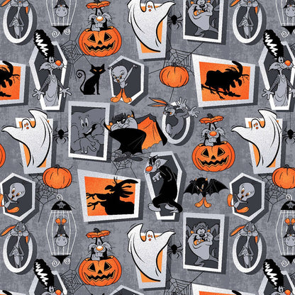 Looney Tunes Tooniforms Licensed Halloween V Neck Scrub Top TF737 LTFW - Scrubs Select