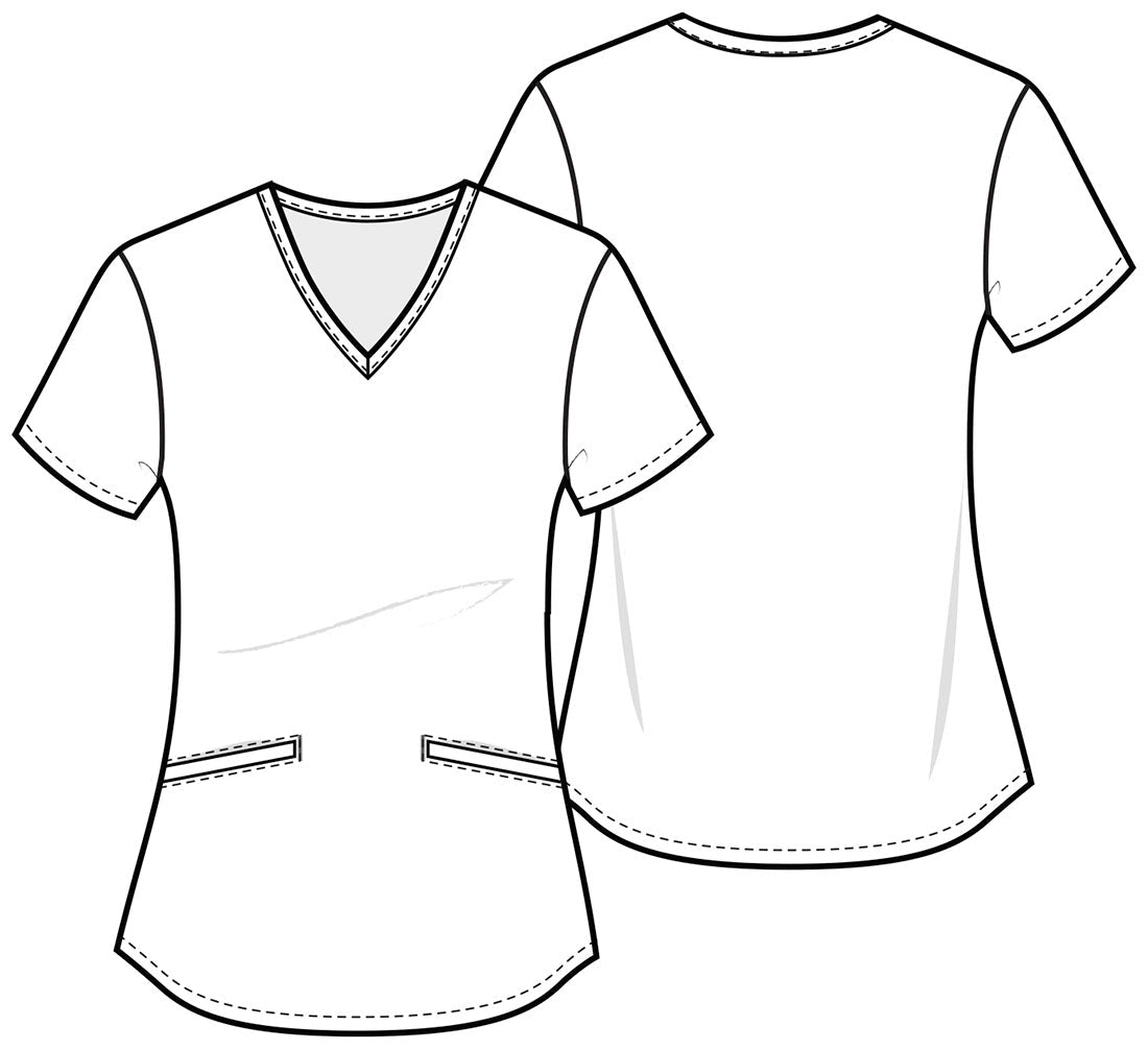 Looney Tunes Tooniforms Licensed Halloween V Neck Scrub Top TF737 LTFW - Scrubs Select