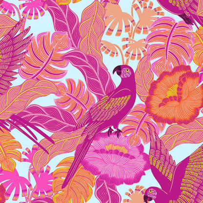 Macaw Mania Cherokee Scrubs Print V Neck Top CK856 MWMA - Scrubs Select