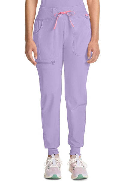 Med Couture AMP Jogger Scrub Pant MC102 in Ciel, Lavender, Solar Flare, Teal, White - Scrubs Select