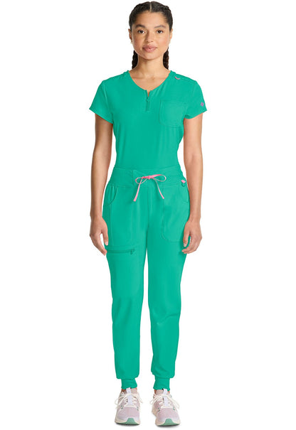Med Couture AMP Jogger Scrub Pant MC102 in Ciel, Lavender, Solar Flare, Teal, White - Scrubs Select