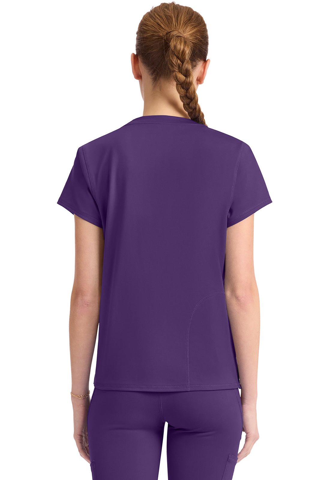 Med Couture Amp Knit Scrubs Crew Neck Tee MC751 - Scrubs Select
