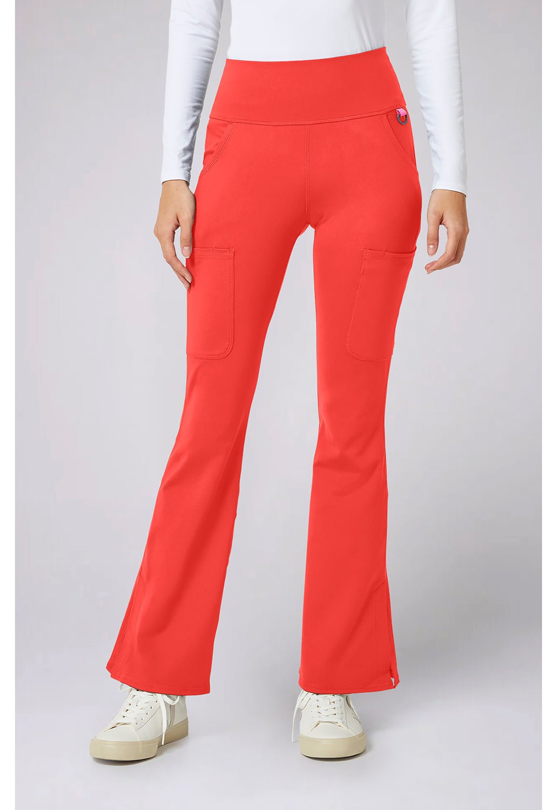 Med Couture Amp Knit Scrubs Flare Leg Yoga Pant MC150 - Scrubs Select