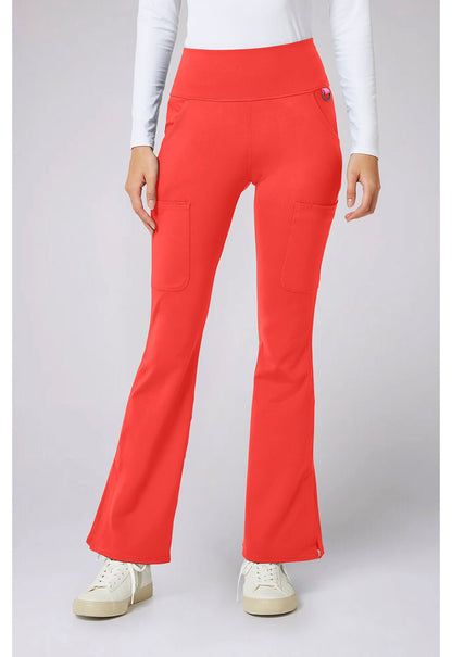Med Couture Amp Knit Scrubs Flare Leg Yoga Pant MC150 - Scrubs Select