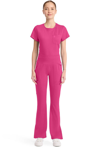 Med Couture Amp Knit Scrubs Flare Leg Yoga Pant MC150 - Scrubs Select