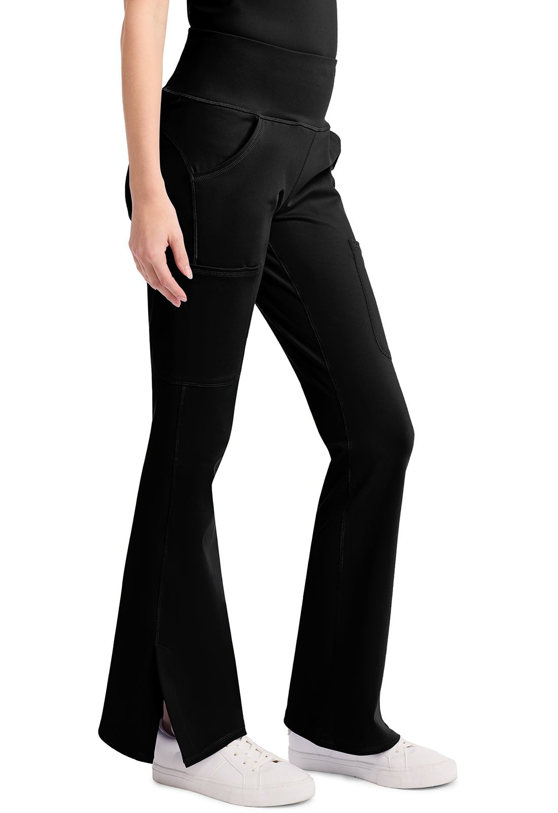 Med Couture Amp Knit Scrubs Flare Leg Yoga Pant MC150 - Scrubs Select