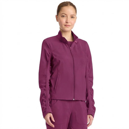 Med Couture Amp Knit Scrubs Warm Up Jacket MC350 - Scrubs Select