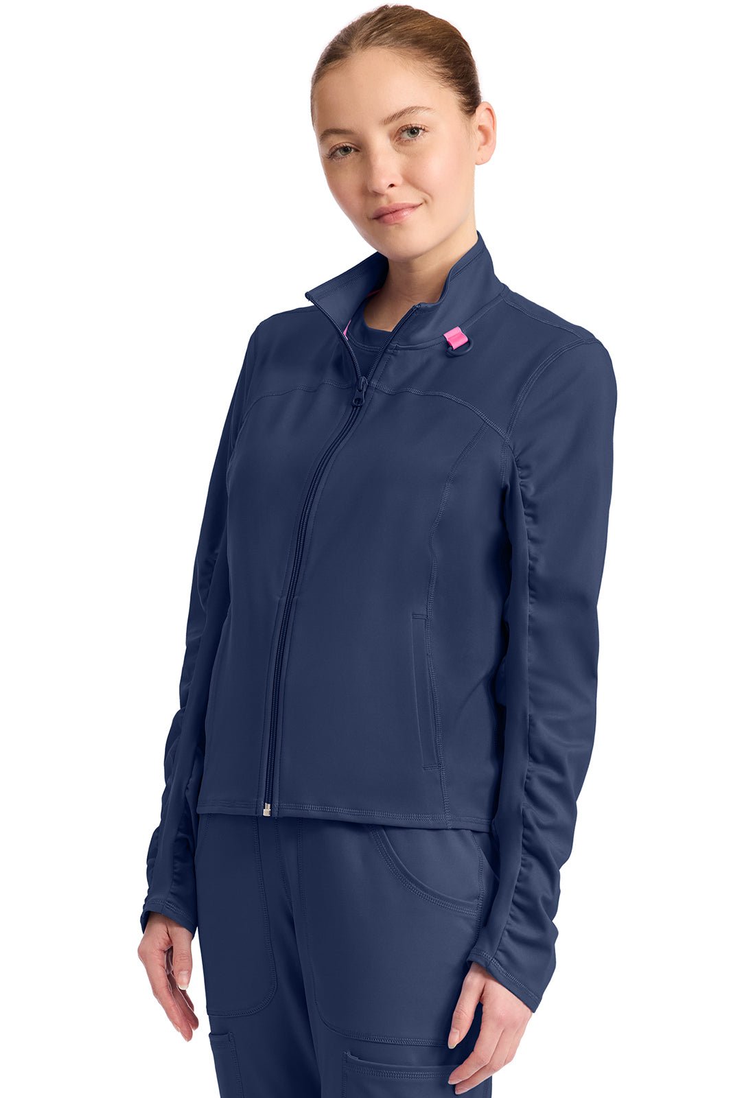 Med Couture Amp Knit Scrubs Warm Up Jacket MC350 - Scrubs Select