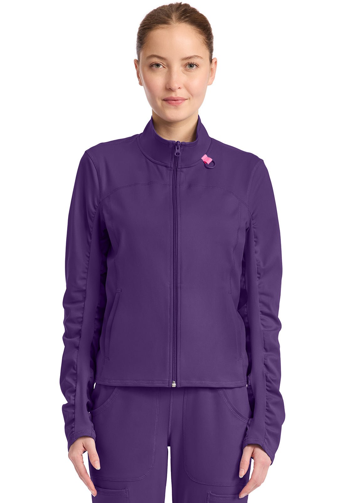 Med Couture Amp Knit Scrubs Warm Up Jacket MC350 - Scrubs Select
