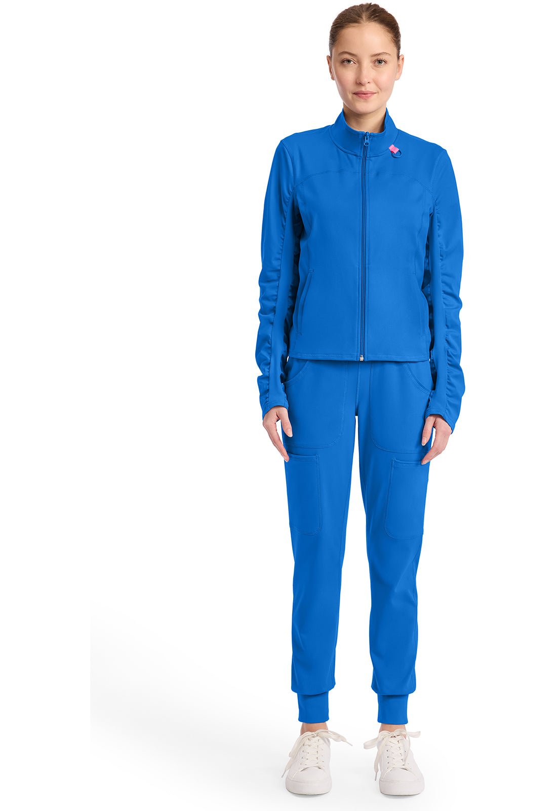 Med Couture Amp Knit Scrubs Warm Up Jacket MC350 - Scrubs Select