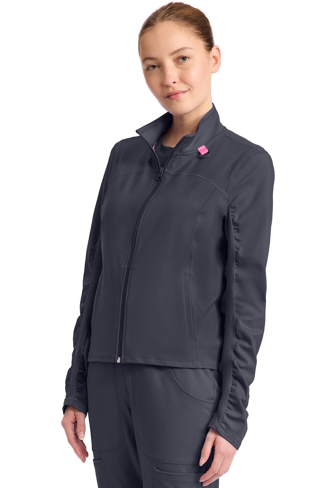Med Couture Amp Knit Scrubs Warm Up Jacket MC350 - Scrubs Select