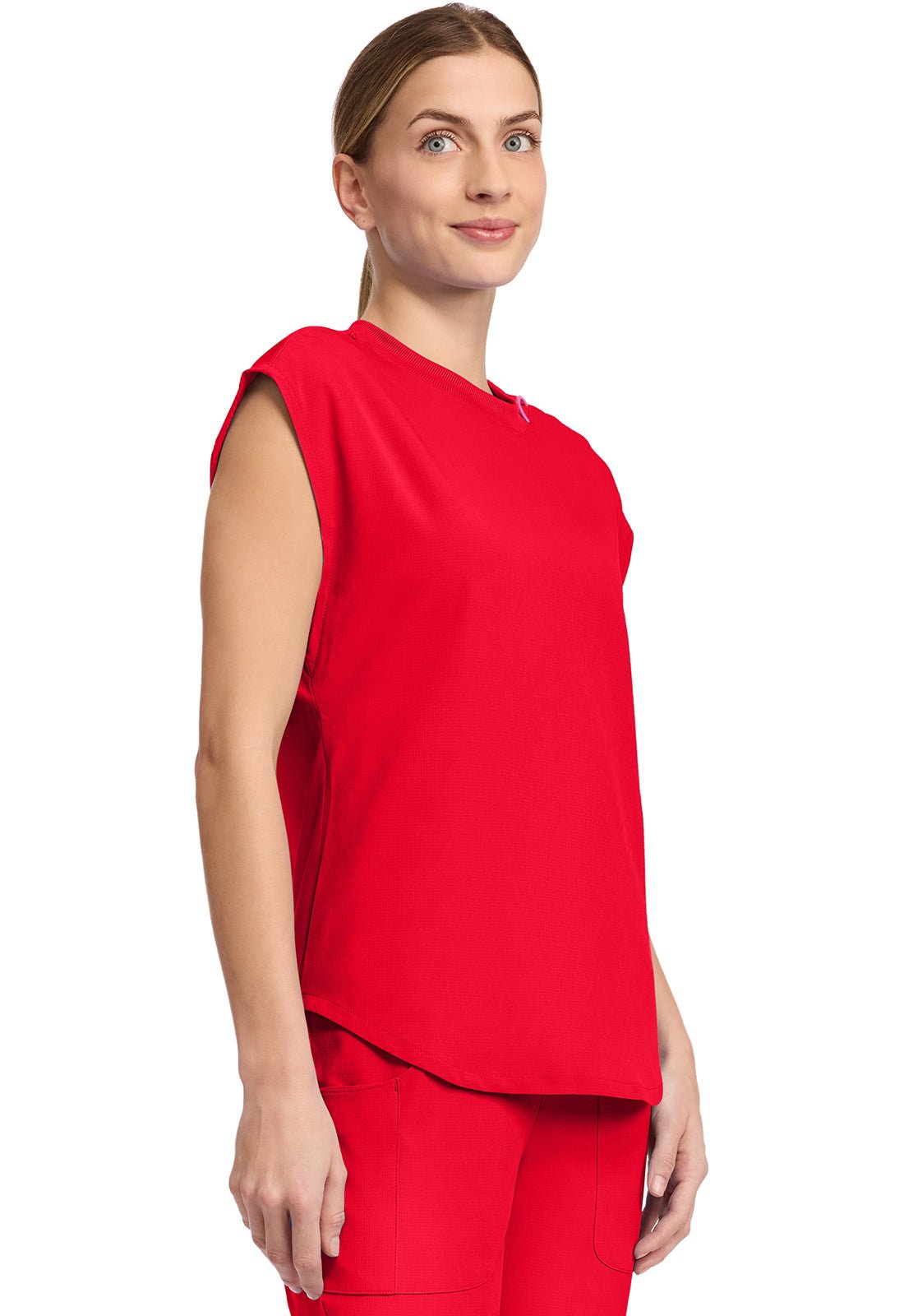 Med Couture Amp Round Neck Scrub Top MC703 Limited - Scrubs Select