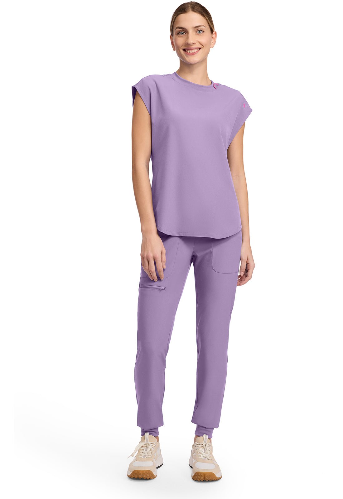 Med Couture Amp Round Neck Scrub Top MC703 Limited - Scrubs Select