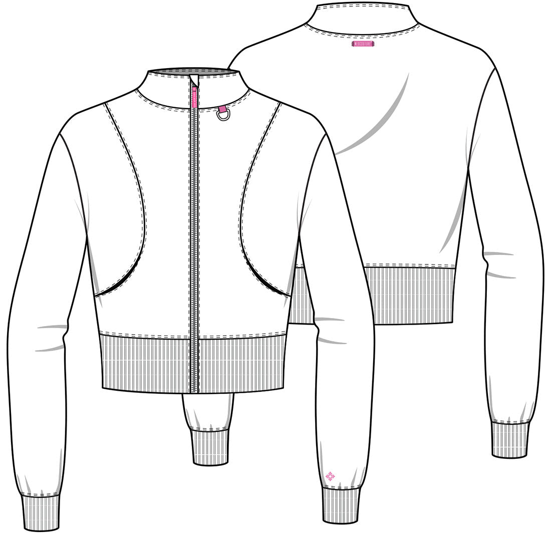 Med Couture Amp Scrubs Cropped Warm Up Jacket MC303 - Scrubs Select
