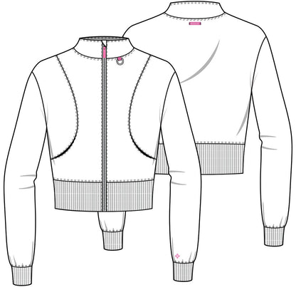 Med Couture Amp Scrubs Cropped Warm Up Jacket MC303 - Scrubs Select