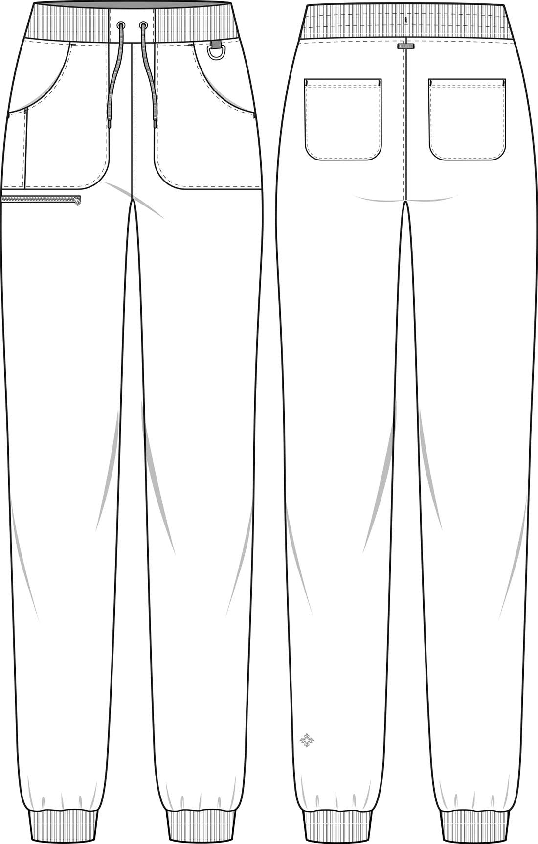Med Couture AMP Scrubs Jogger Pant MC102 in Lime, Hyper Blue, Magenta - Scrubs Select