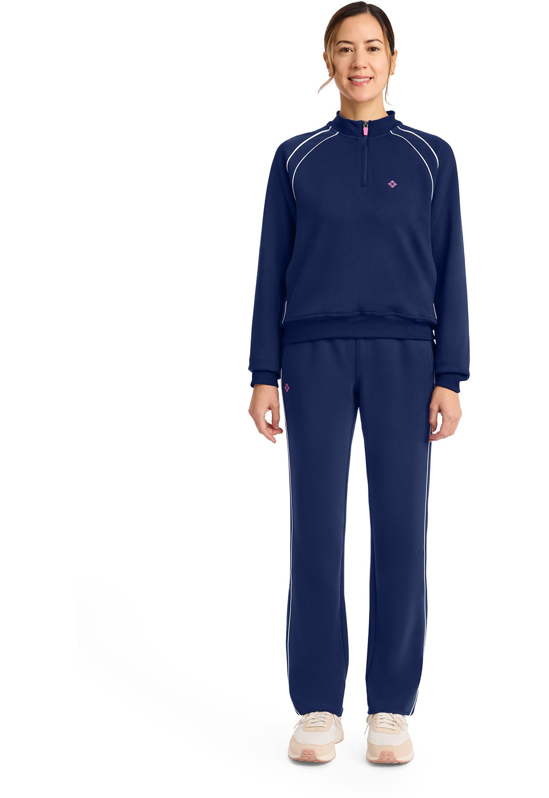 Med Couture Amp Scrubs Scuba Half Zip Jacket MC328 - Scrubs Select