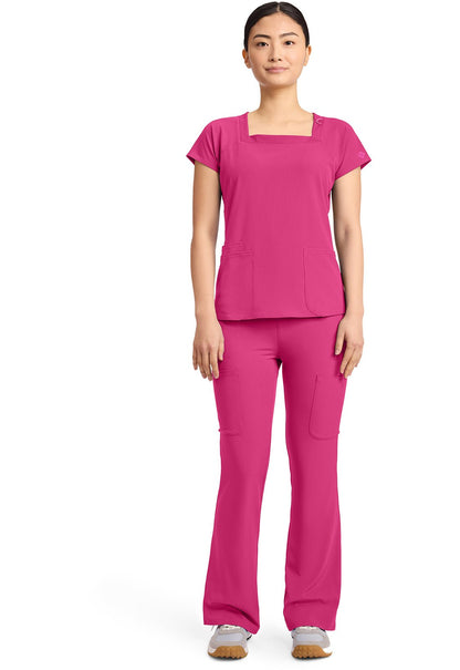 Med Couture Amp Scrubs Square Neck Top MC704 - Scrubs Select