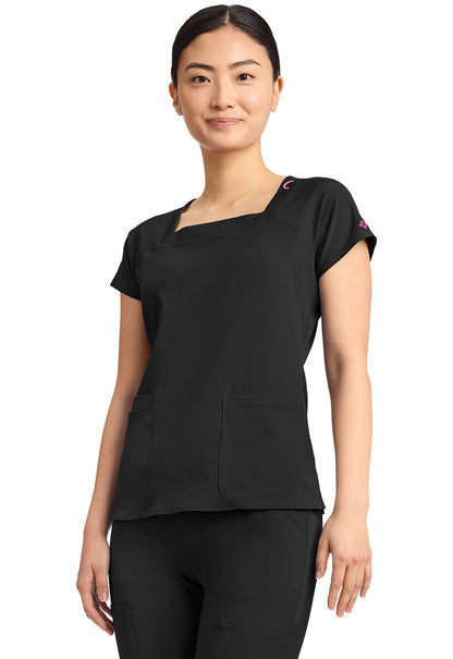 Med Couture Amp Scrubs Square Neck Top MC704 - Scrubs Select