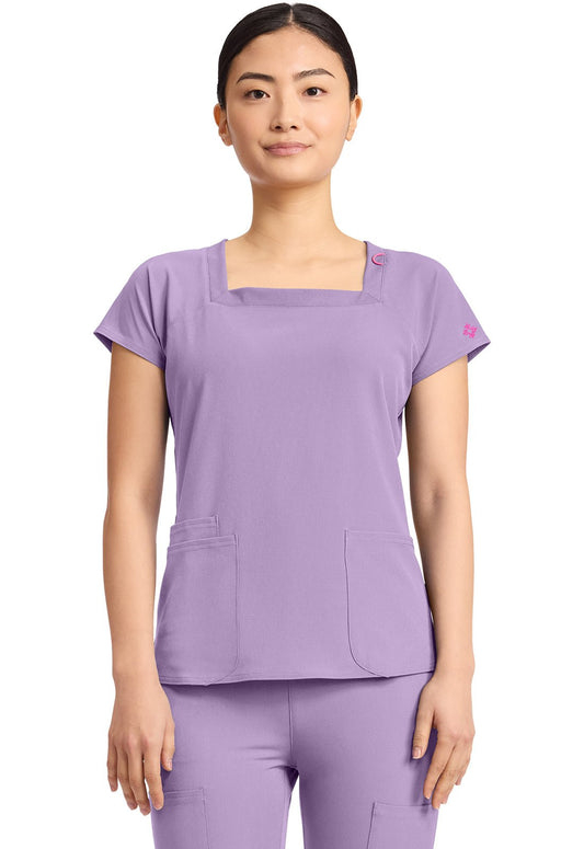 Med Couture Amp Scrubs Square Neck Top MC704 - Scrubs Select