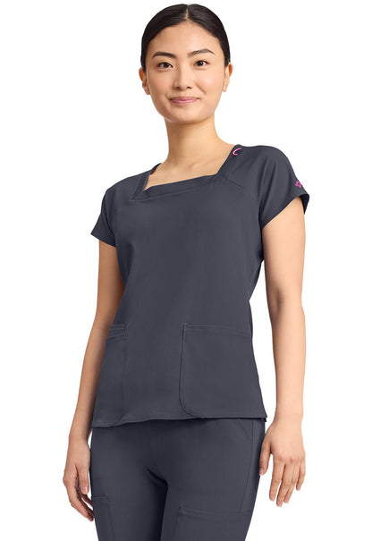 Med Couture Amp Scrubs Square Neck Top MC704 - Scrubs Select
